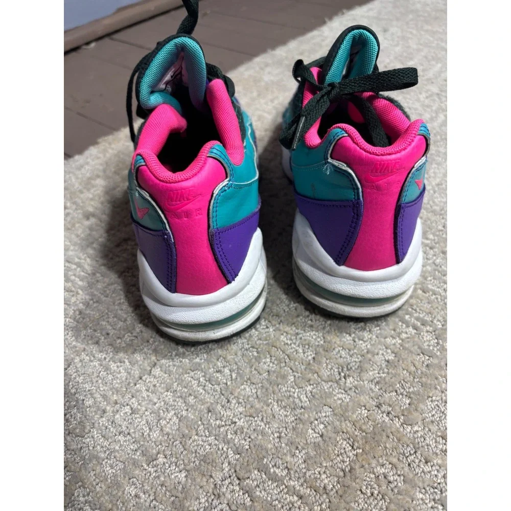 Nike Air Max 95 Youth Shoes Purple Teal Pink Black‎ Athletic Sneakers Size 6Y